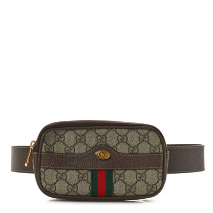 Gucci GG Supreme Monogram Ophidia Belted iPhone Case 85 34 Dark Brown 1 of 8