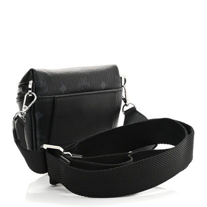 MCM Visetos X-Mini Aren Crossbody Bag Black 3 of 10