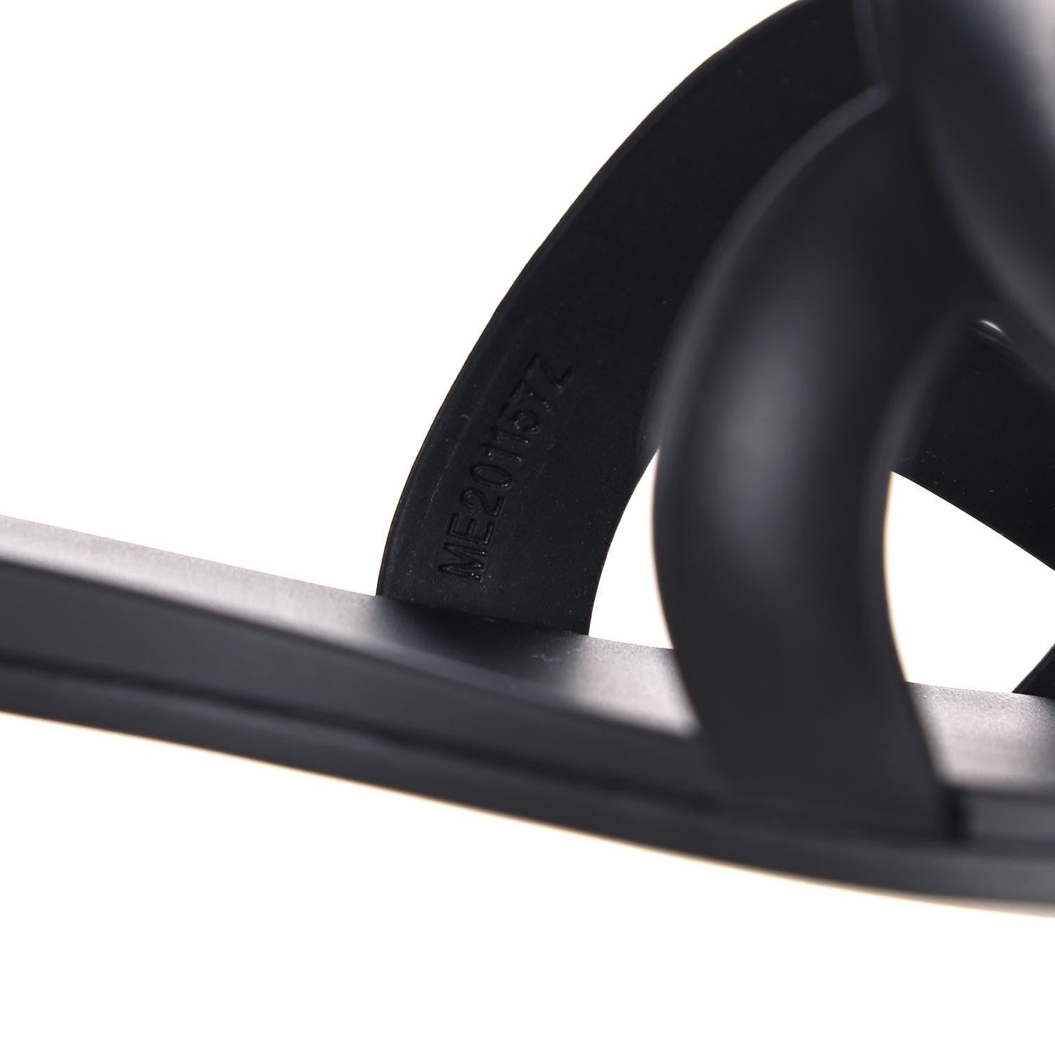 Hermes Rubber Aloha Sandals 37 Black 8 of 11