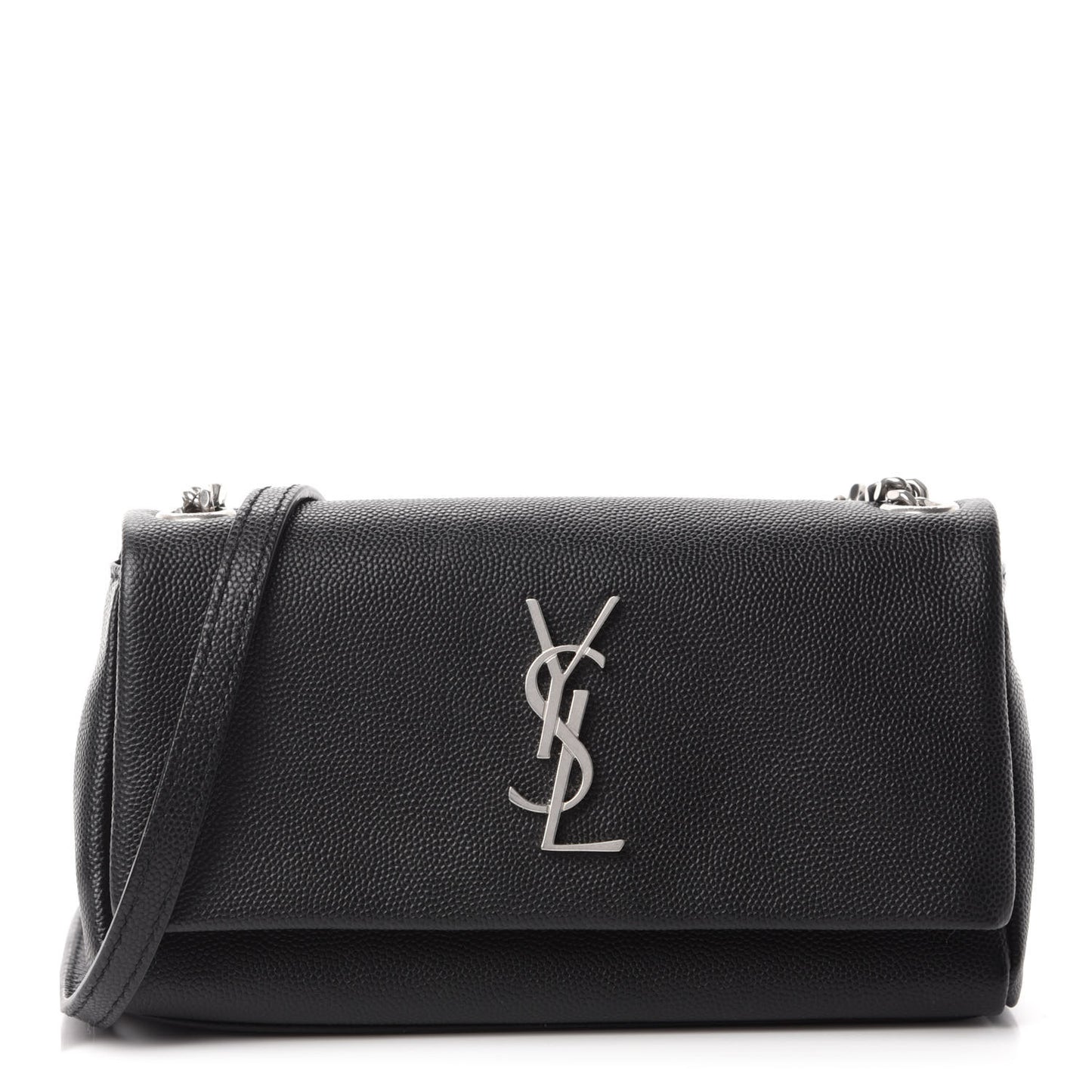 Grain De Poudre Monogram Toy West Hollywood Fold-Over Bag Black