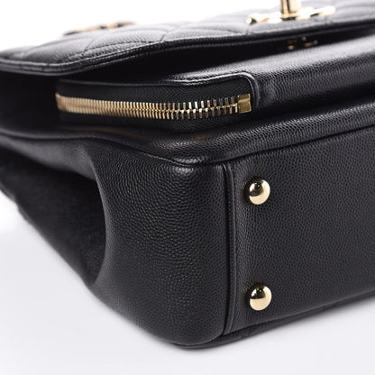 Chanel Caviar Quilted Medium Business Affinity Flap Black 9 of 10