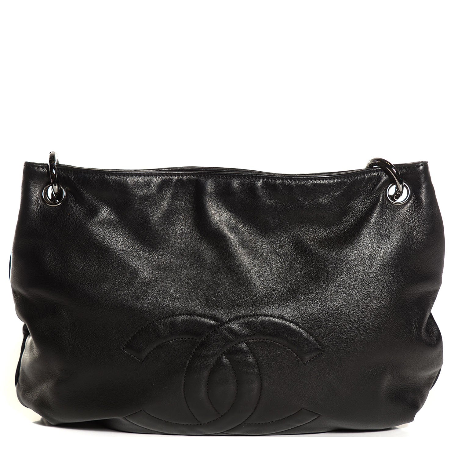 Chanel Lambskin Soft and Chain Small Hobo Black 1 of 7