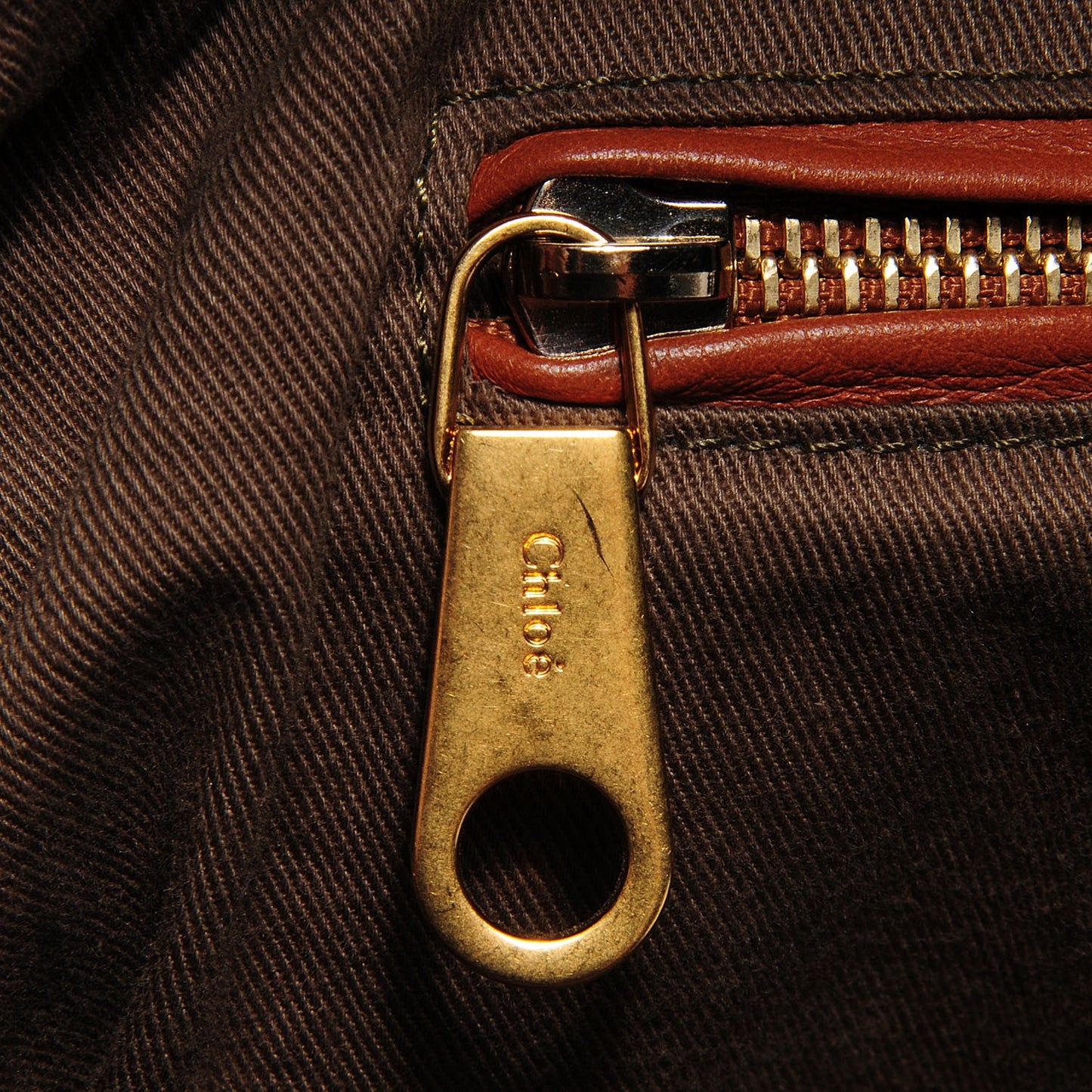 Calfskin Large Marcie Satchel Tan