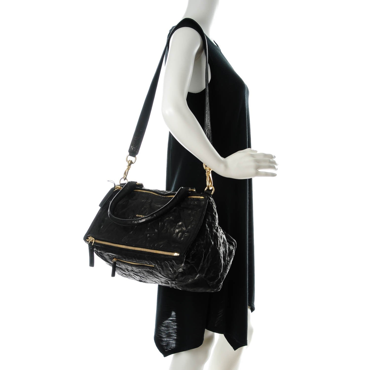 Givenchy Tumbled Sheepskin Medium Pandora Black 2 of 7