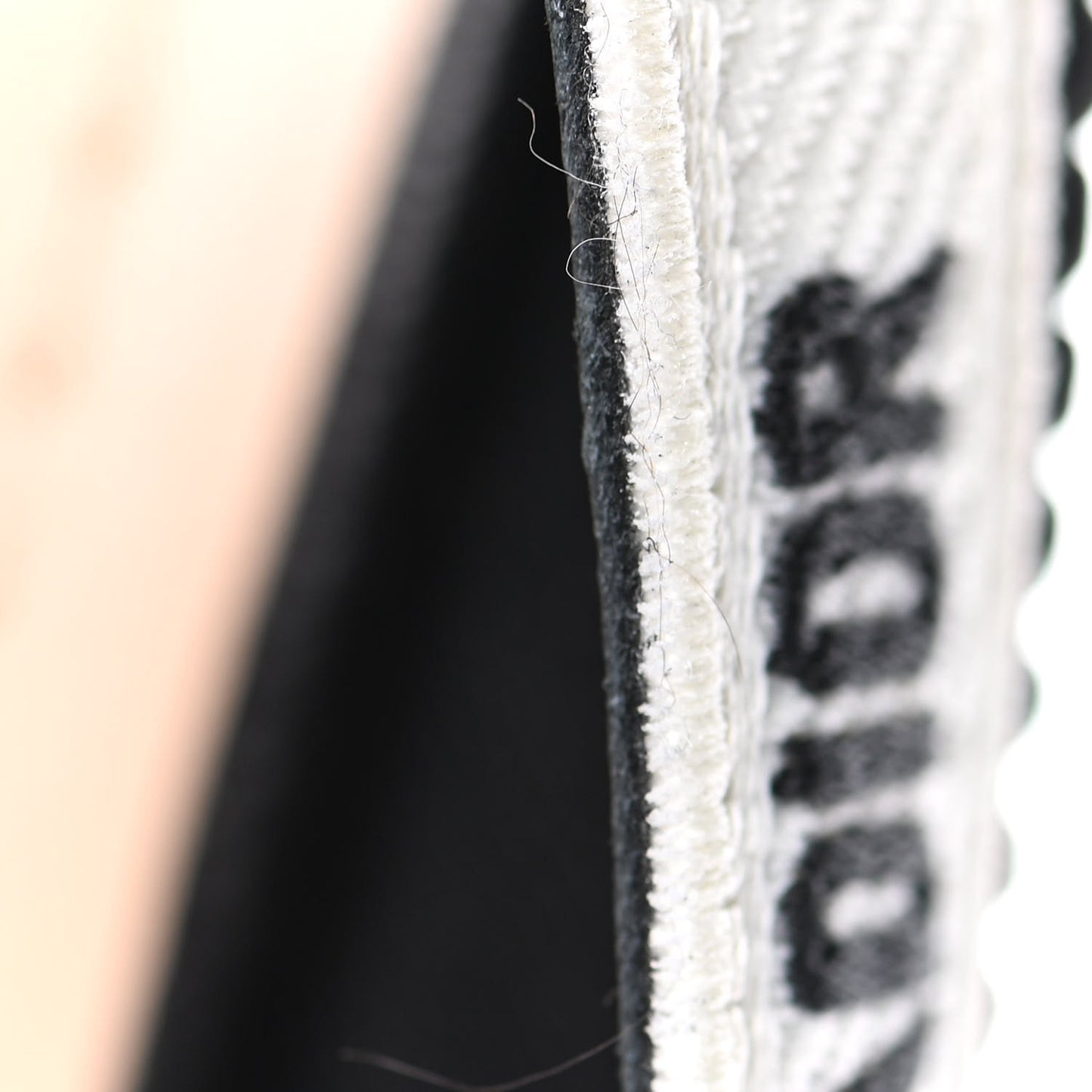 Technical Canvas Ribbon Embroidered J'Adior 100mm Pumps 37 Black