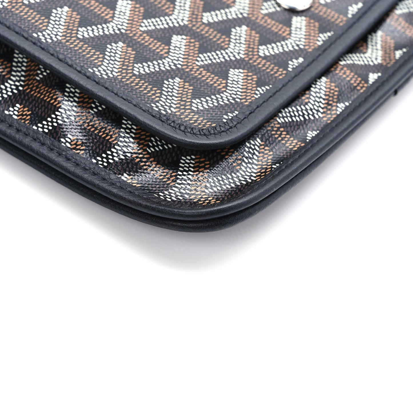 Goyardine Plumet Wallet Clutch Black