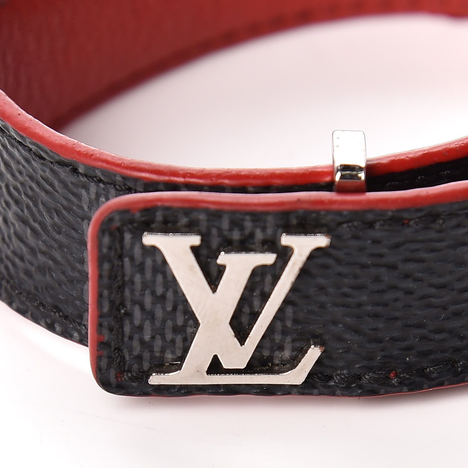 Louis Vuitton Damier Graphite LV Slim Bracelet 21 4 of 11