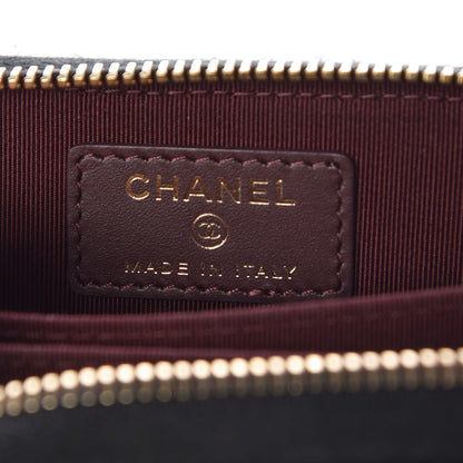 Chanel Caviar Quilted Zip Coin Purse Black 6 of 8