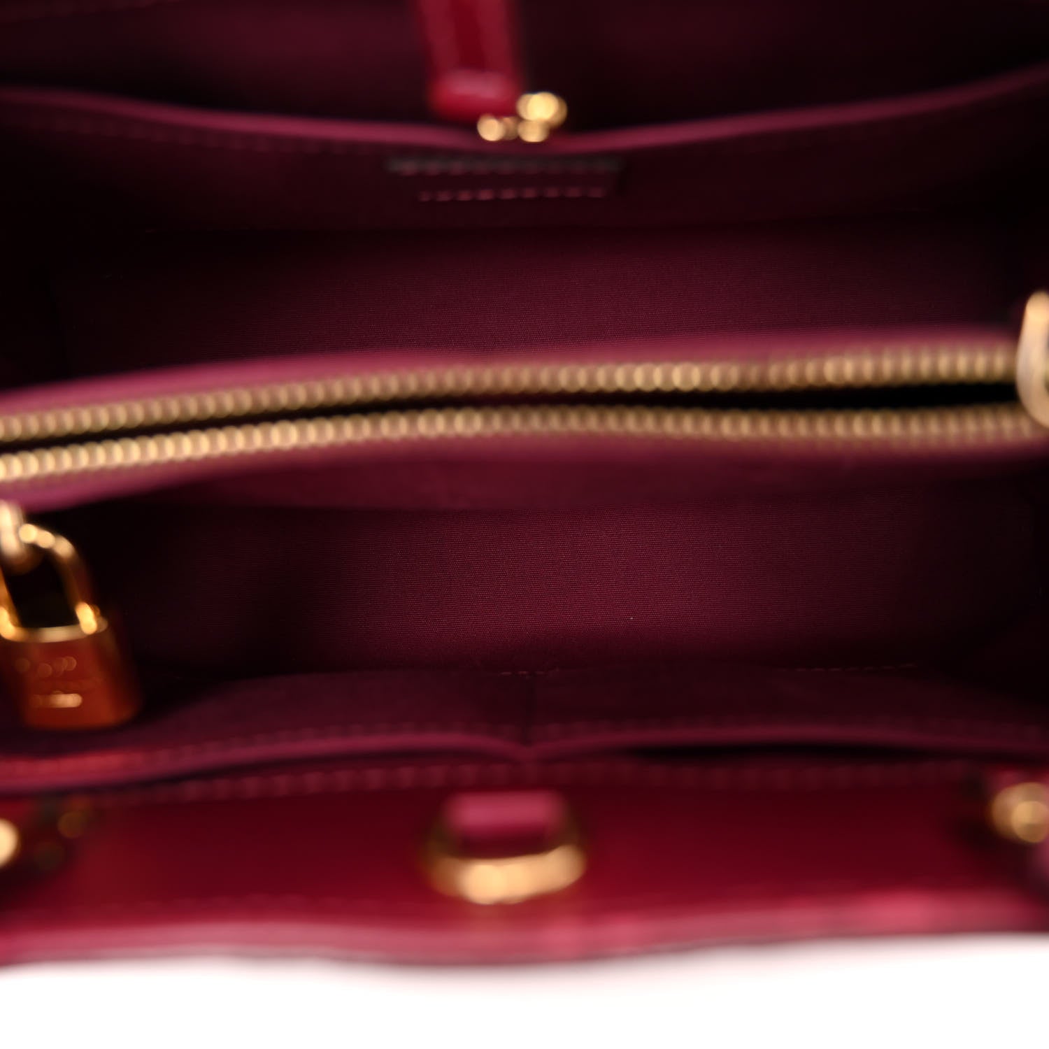 Louis Vuitton LOUIS VUITTON Vernis Montaigne BB Magenta 5 of 10