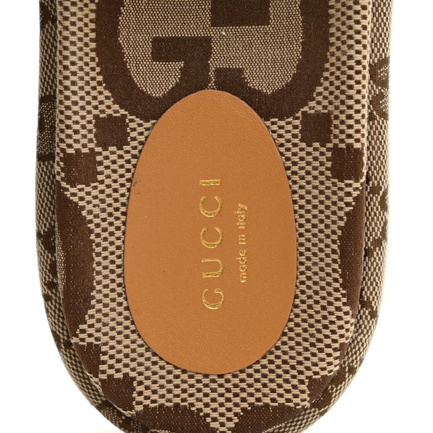 Monogram Maxi GG Angelina Platform 55mm Slide Sandals 39 Camel Ebony