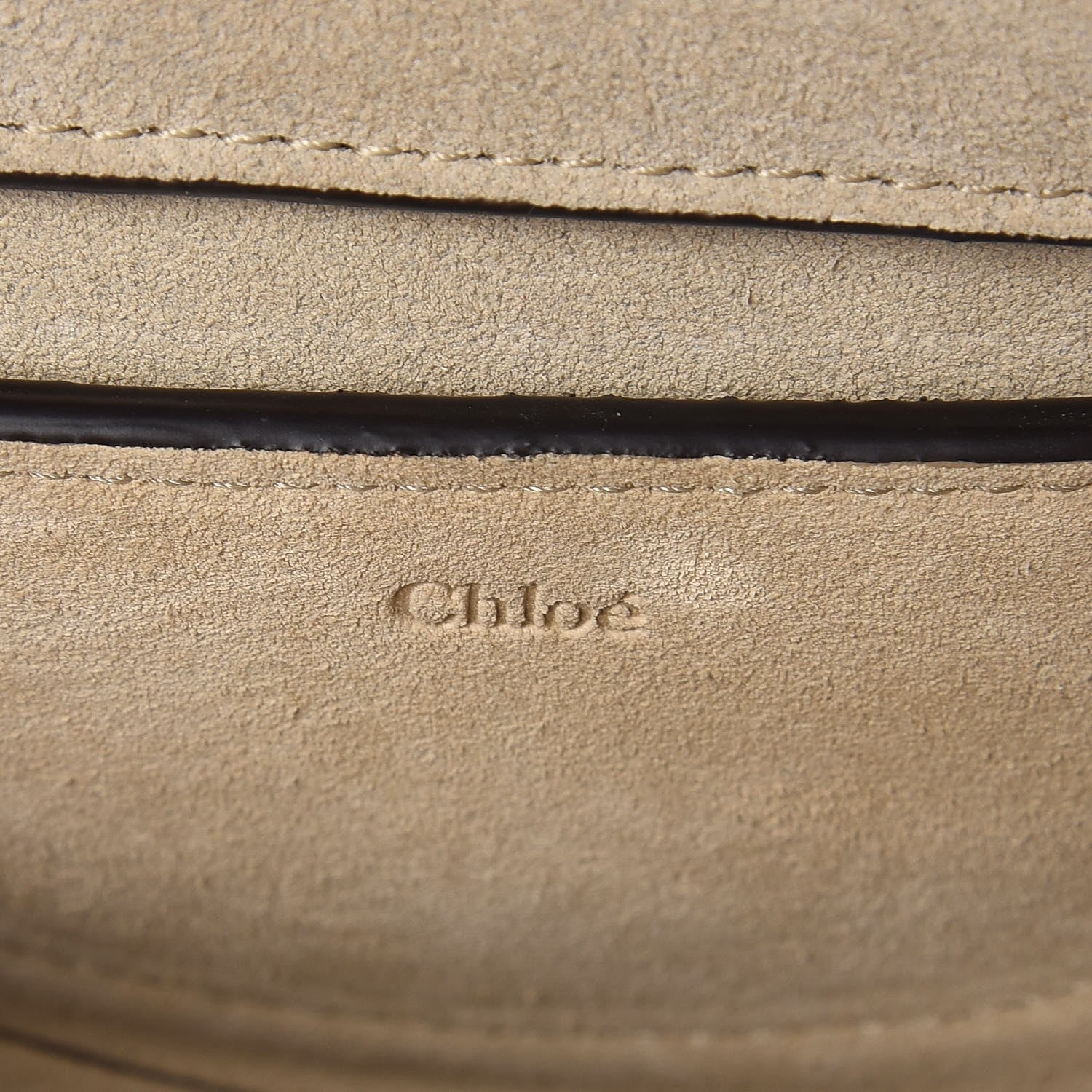 Chloe Metallic Calfskin Suede Mini Pixie Bag Gold 6 of 6