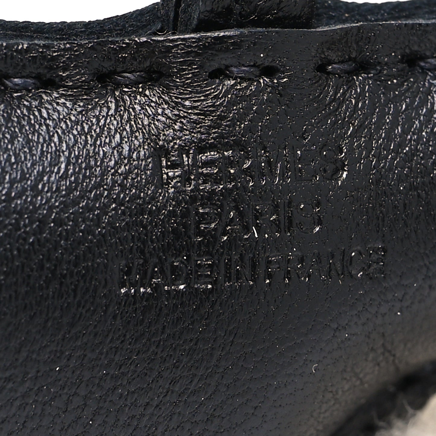 Milo Lambskin Shearling Budy Charm Black