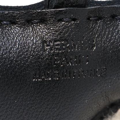 Hermes Milo Lambskin Shearling Budy Charm Black 3 of 4