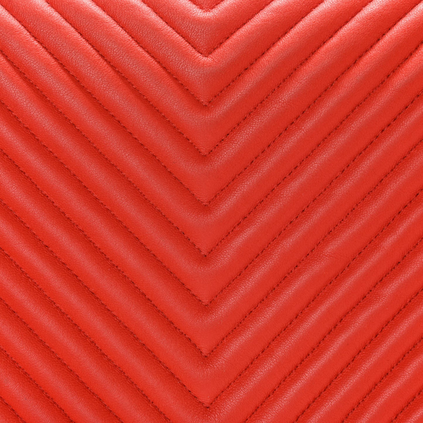 Calfskin Chevron Quilted New Medium Boy Flap Red