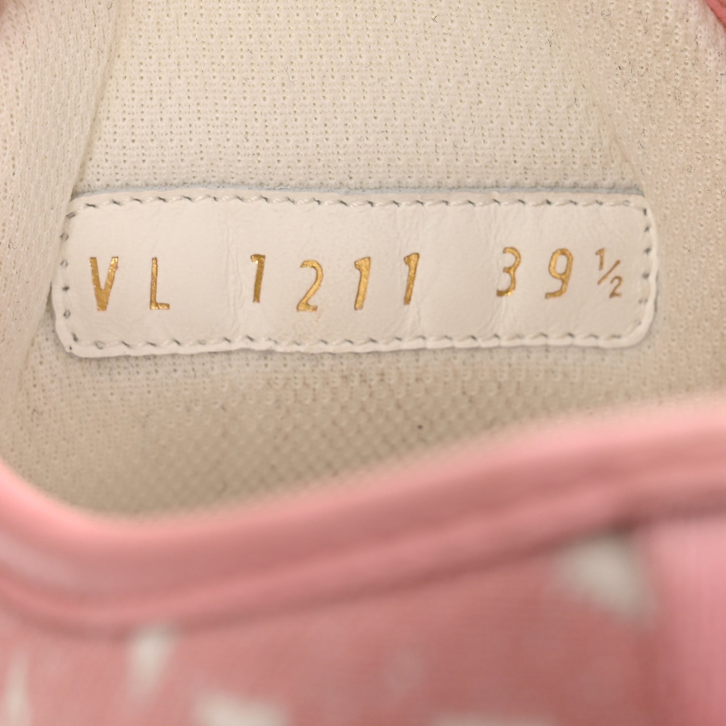 Denim Monogram Squad Sneakers 39.5 Pink