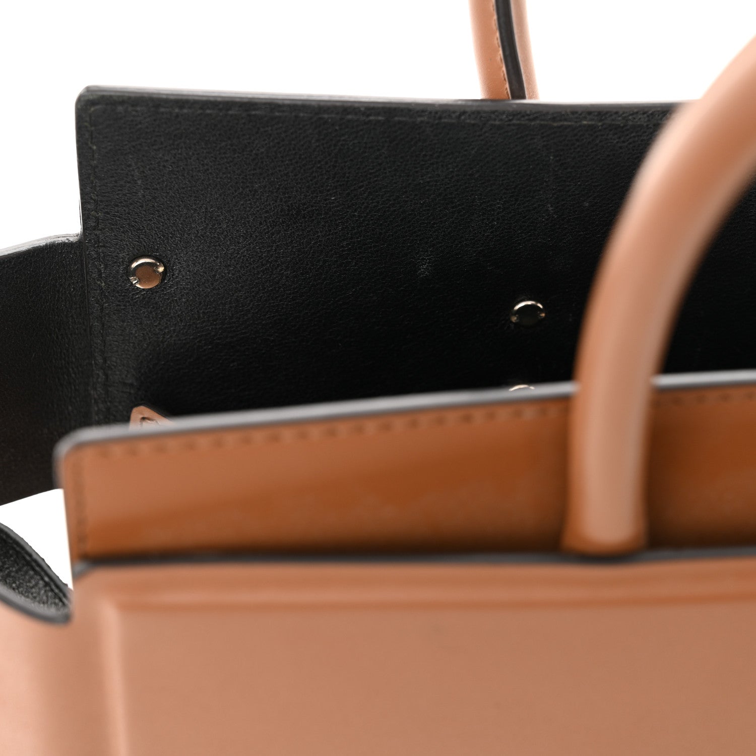 Givenchy Smooth Calfskin Small Horizon Satchel Caramel 12 of 13