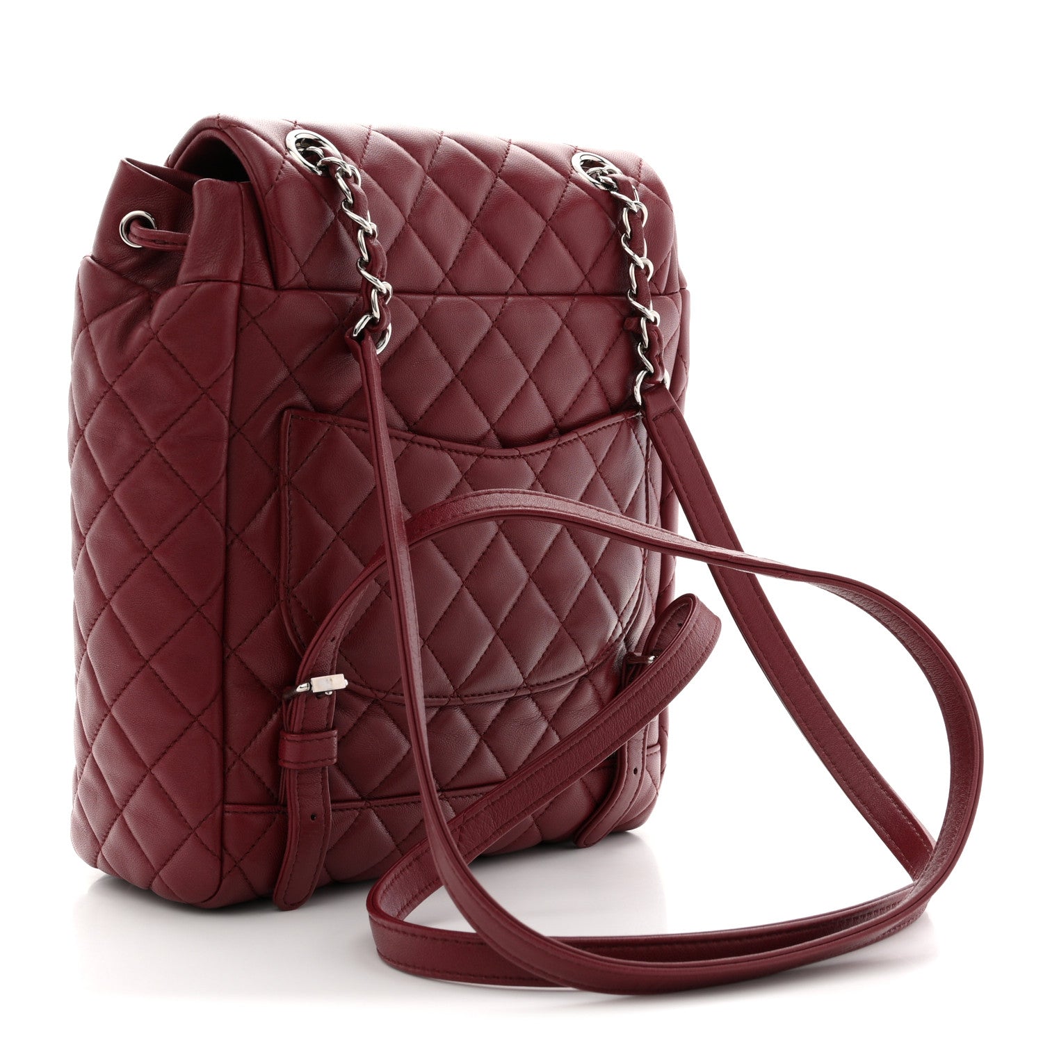 Chanel Lambskin Quilted Small Urban Spirit Backpack Red 3 of 12