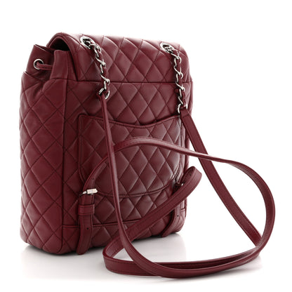 Chanel Lambskin Quilted Small Urban Spirit Backpack Red 3 of 12