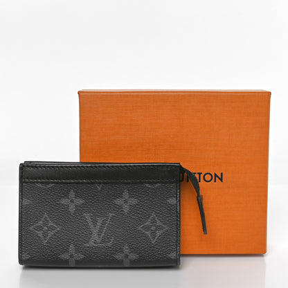 Louis Vuitton Monogram Eclipse Key Pouch Voyage 9 of 9