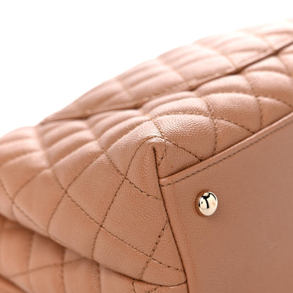 Chanel Caviar Quilted Small Coco Handle Flap Brown 10 of 12