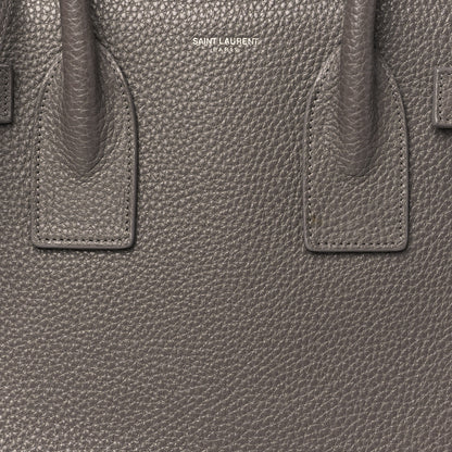 Saint Laurent Grained Calfskin Small Sac De Jour Dark Anthracite 8 of 13