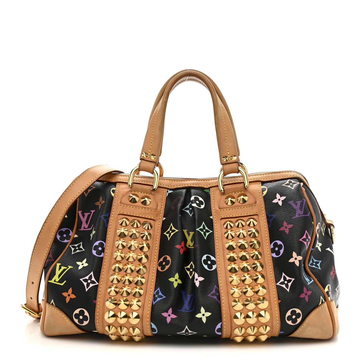 Louis Vuitton Monogram Multicolor Courtney MM Black 1 of 15