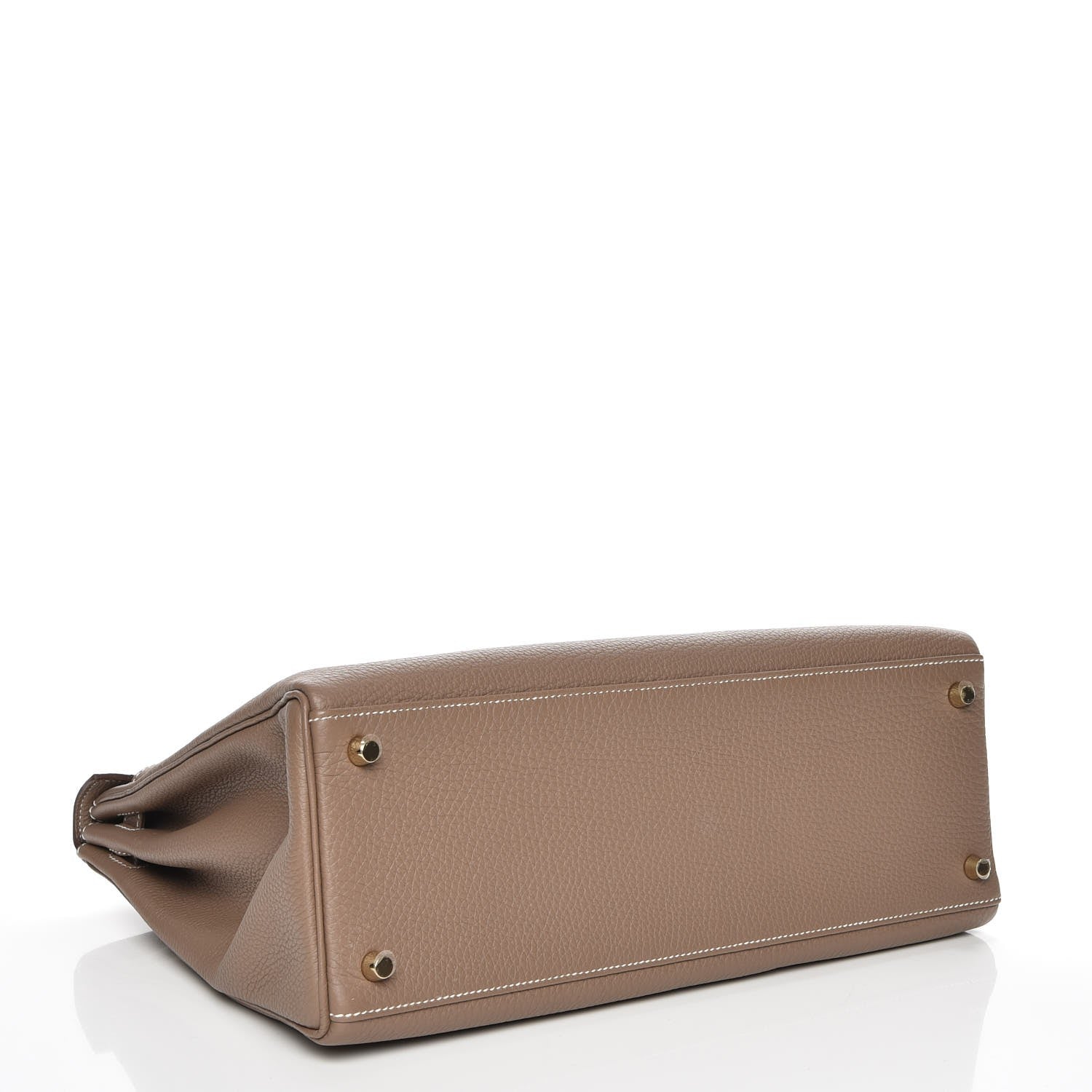 Hermes Togo Kelly Retourne 35 Etoupe 5 of 34