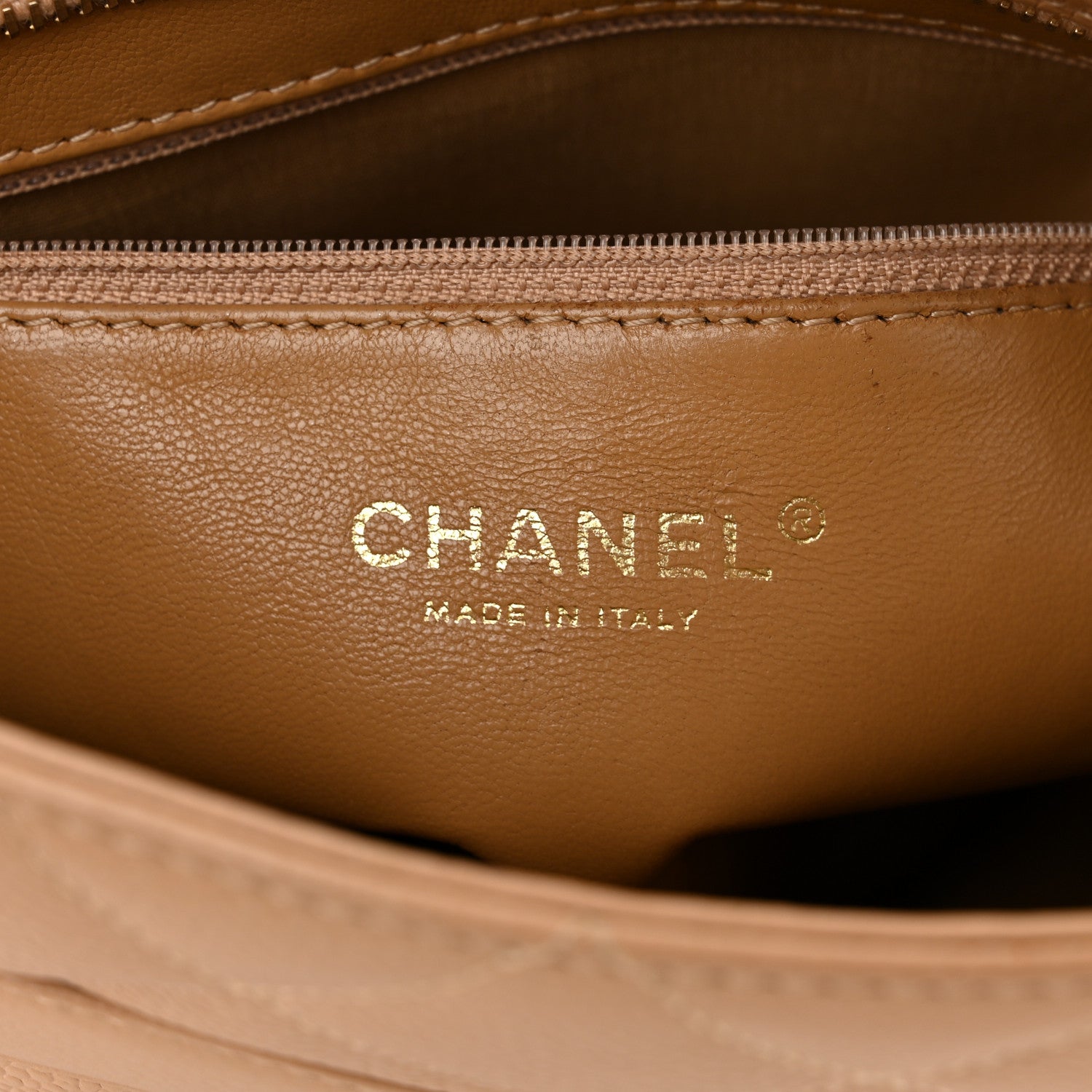 Chanel Caviar Quilted Medallion Tote Beige 5 of 11