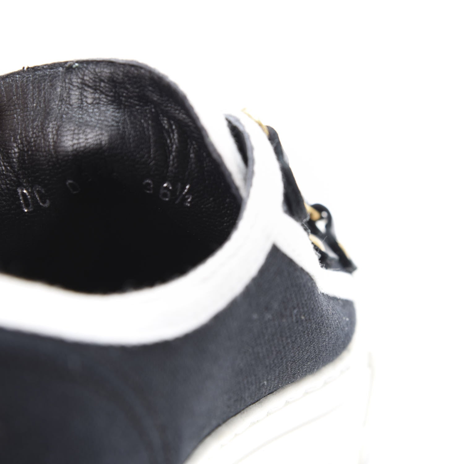 Christian Dior Canvas Walk'N'Dior Low Top Sneakers 36.5 Navy 7 of 8
