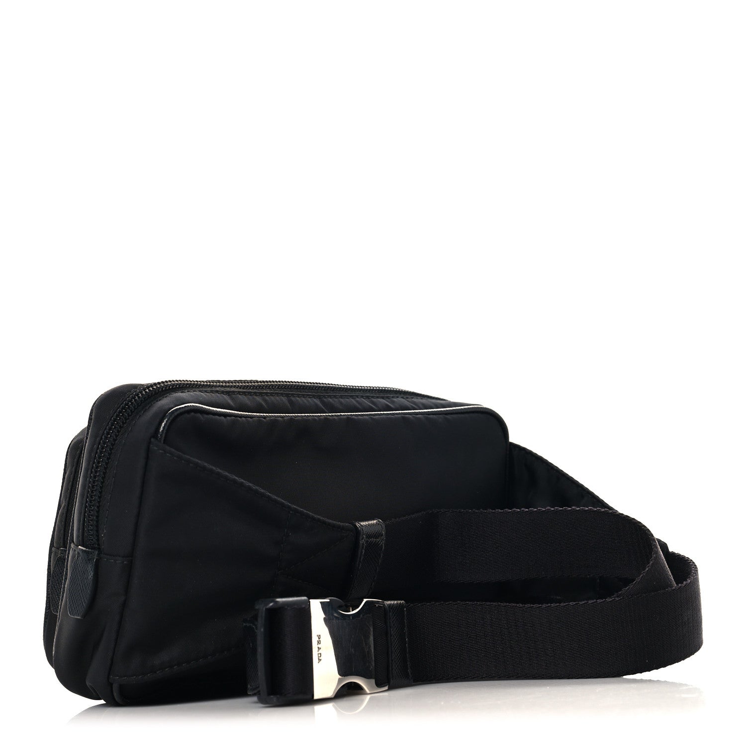 Prada Tessuto Nylon Belt Bag Black 3 of 10