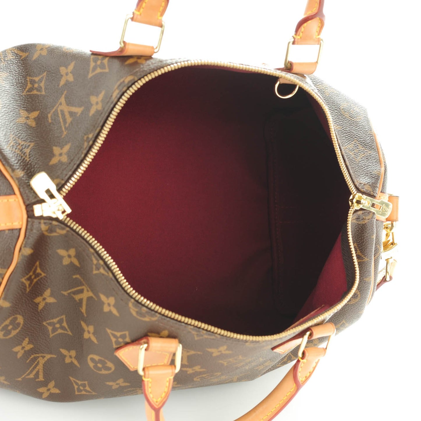 Monogram My LV Heritage Speedy Bandouliere 35 Bordeaux Black