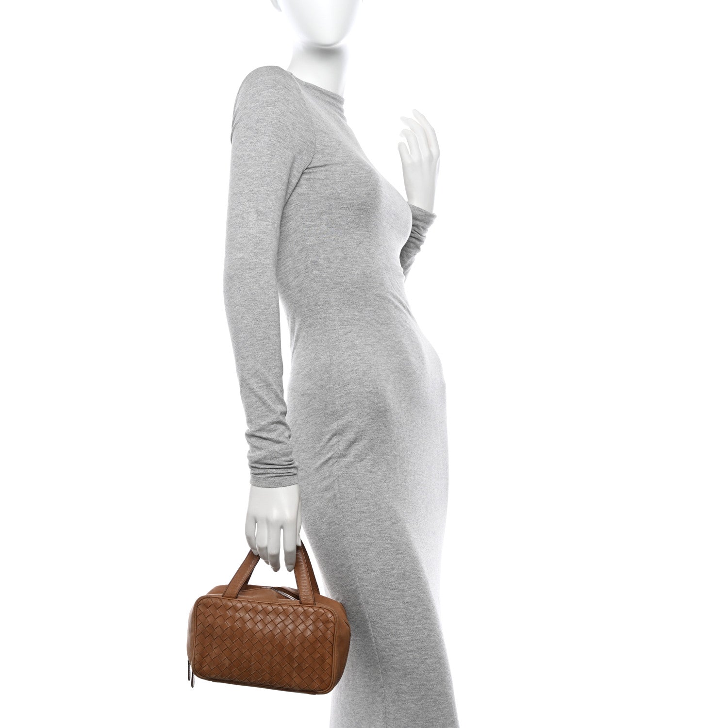 Bottega Veneta Nappa Intrecciato Cosmetic Bag Noce 2 of 17