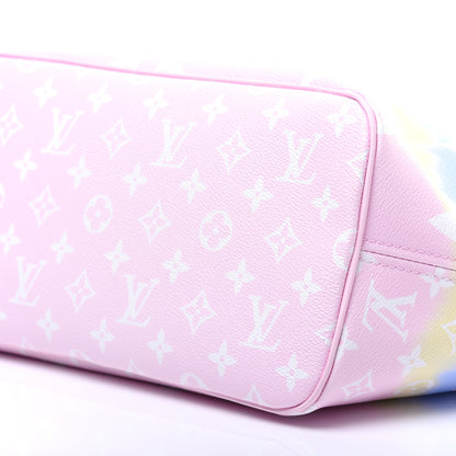 Louis Vuitton Monogram Escale Neverfull MM Pastel 9 of 12