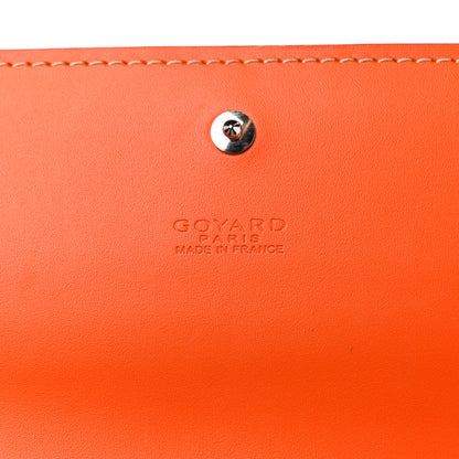 Goyard Goyardine Varenne Continental Wallet Orange 6 of 9