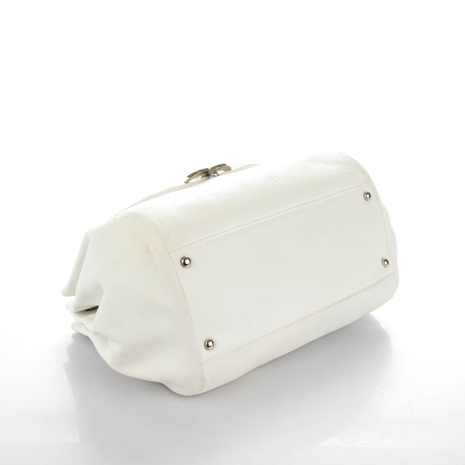 Chanel Lambskin Sensual Accordion Flap White 4 of 7