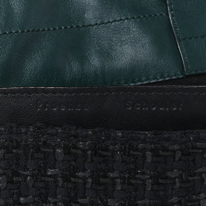 Proenza Schouler Tweed Calfskin Small PS Courier Backpack Black 6 of 8