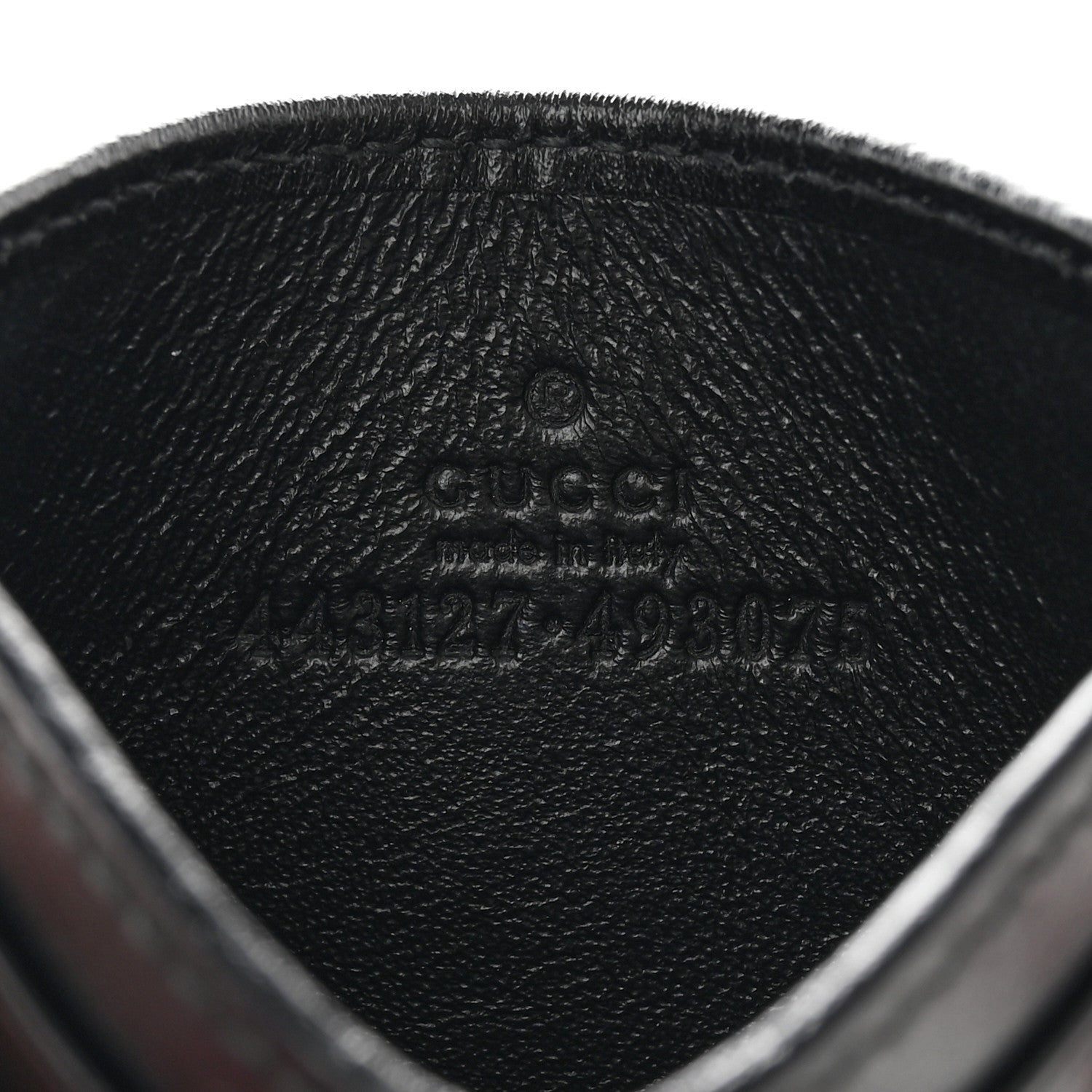 Gucci Calfskin Matelasse GG Marmont Card Holder Black 6 of 12