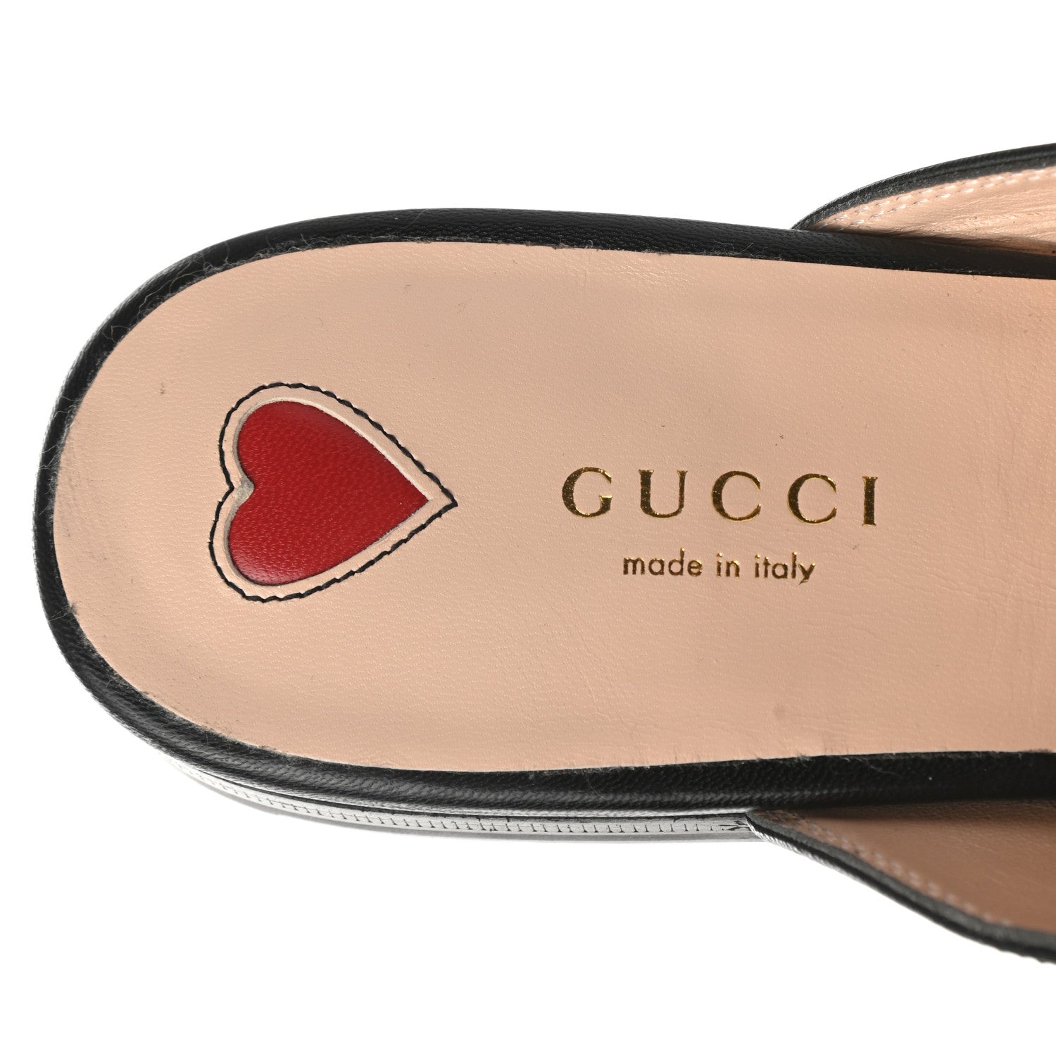 Gucci Malaga Kid Web Womens Princetown Slippers 39.5 Black 7 of 8