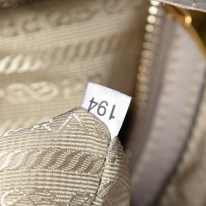 Prada Vitello Daino Side Pocket Hobo Pomice 7 of 22