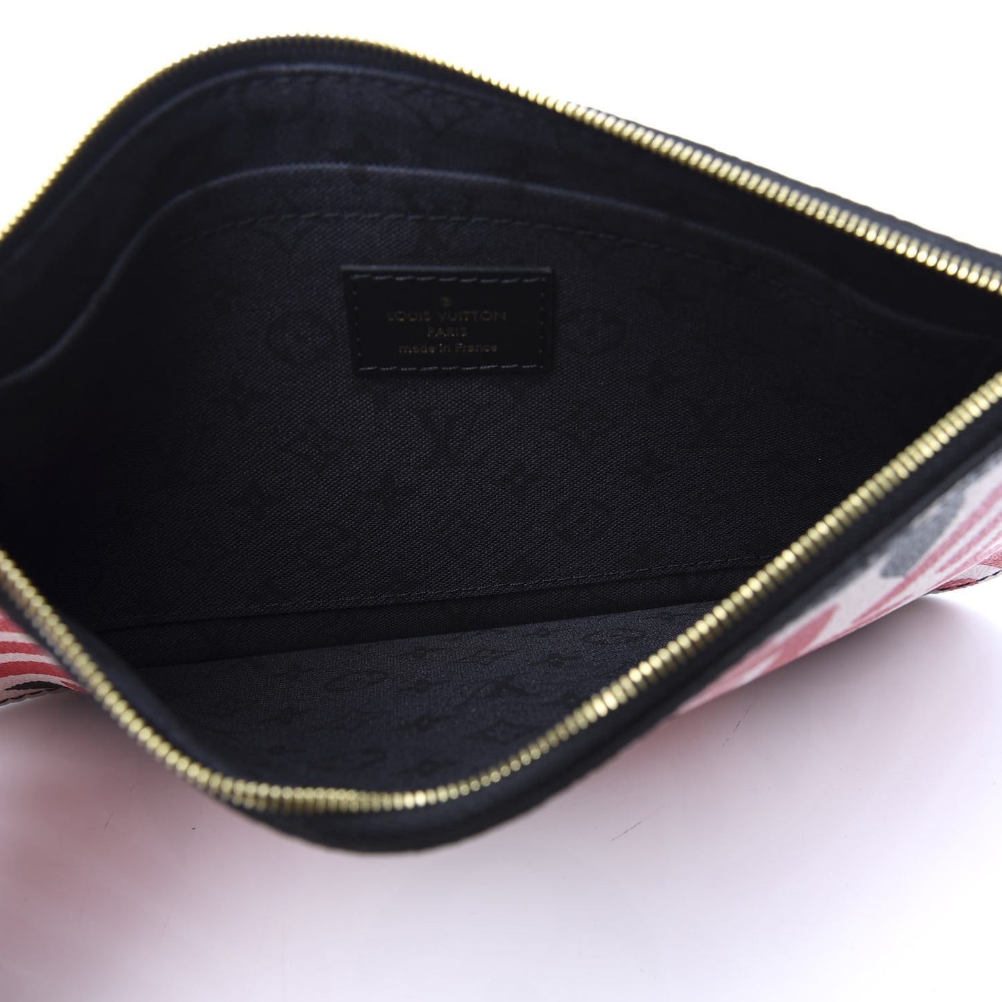 Monogram Giant Crafty Neverfull MM GM Pochette Creme Rouge Black