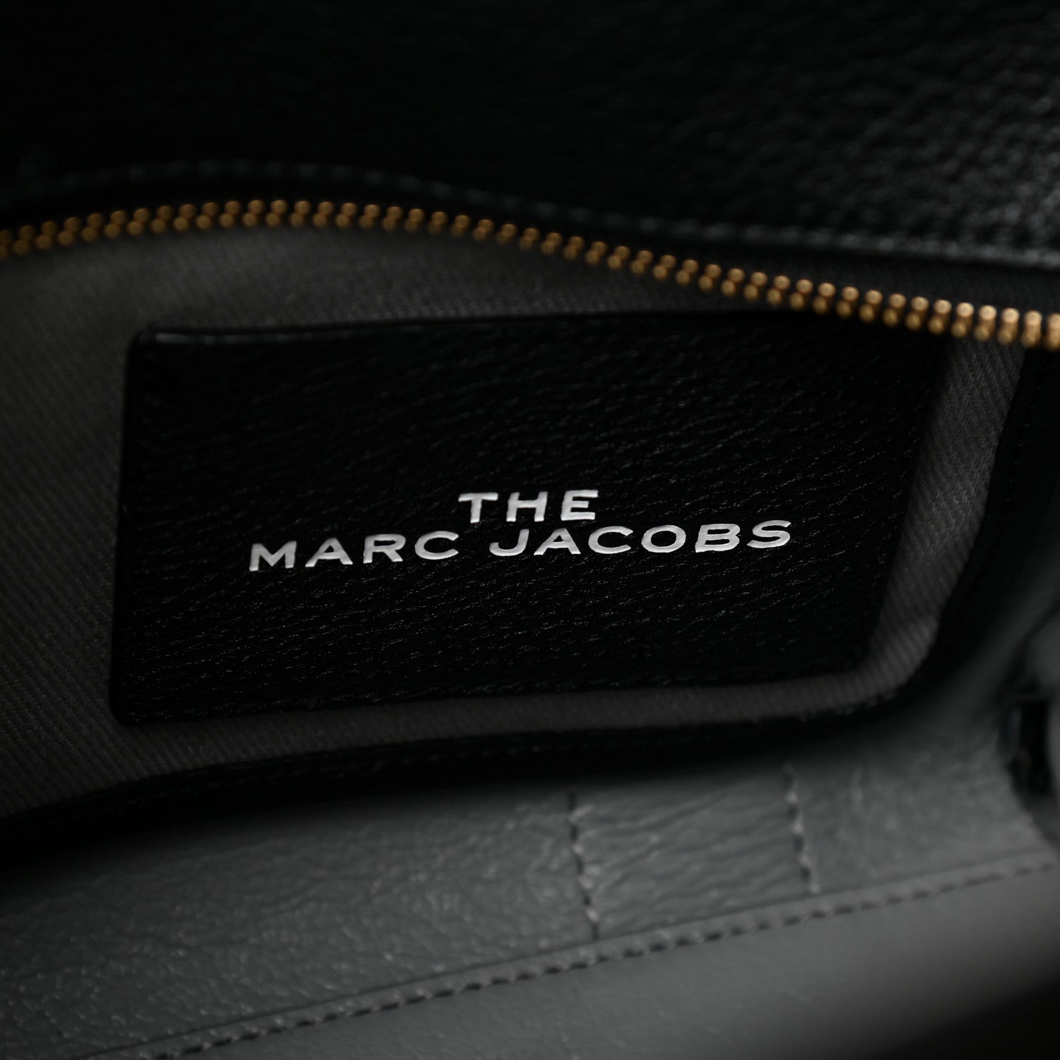 Marc Jacobs Grained Calfskin Small The Tote Bag Black 6 of 12