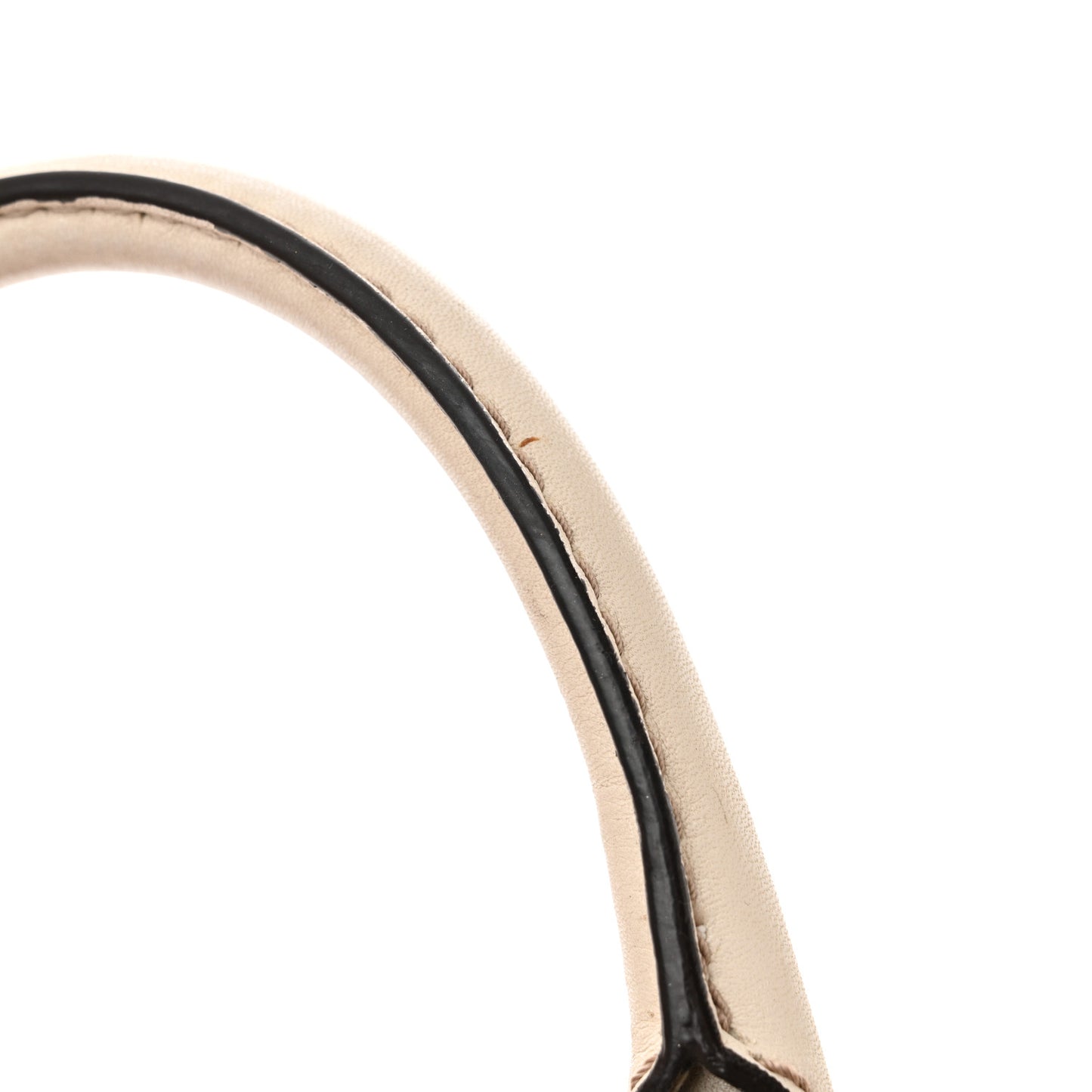 Calfskin Vintage Web Medium Boston White