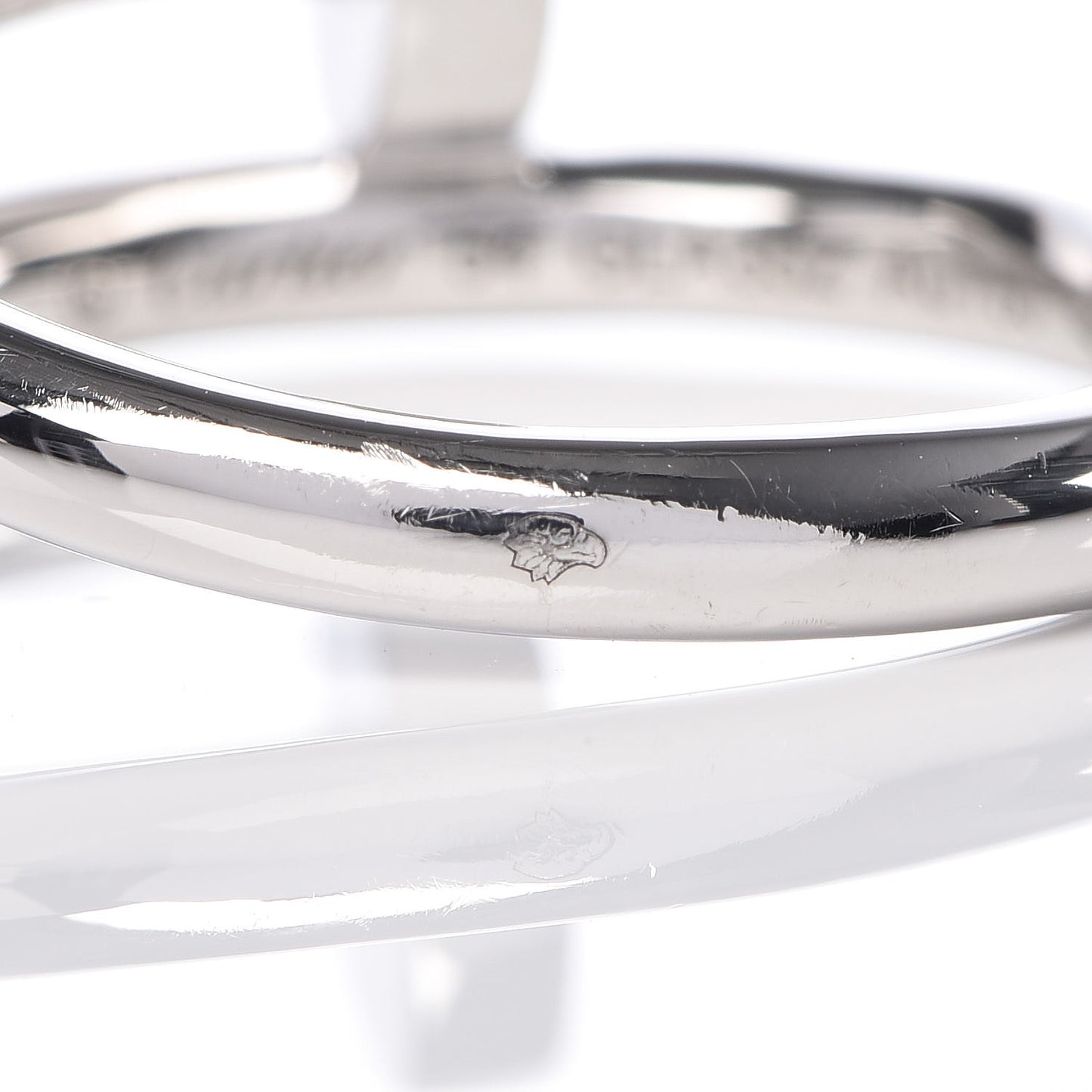 18K White Gold Juste Un Clou Ring 54 6.75