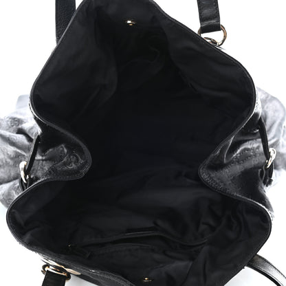 Gucci Guccissima Full Moon Tote Black 4 of 4