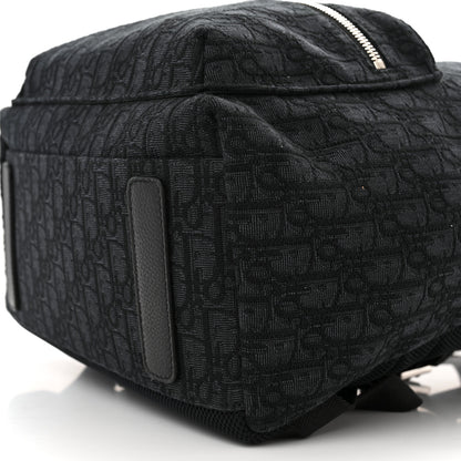 Christian Dior Oblique Calfskin Rider Backpack Black 9 of 9