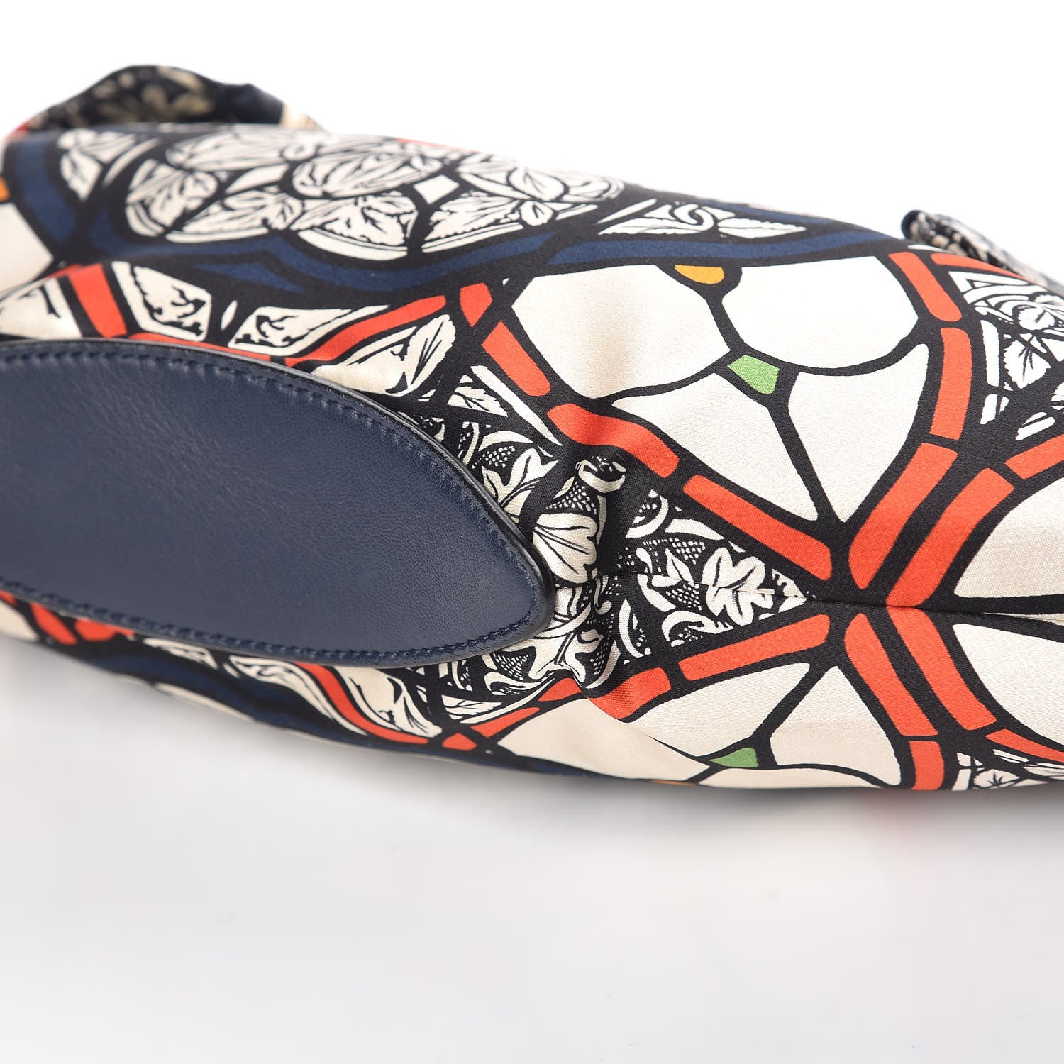 Alexander McQueen Silk Stained Glass De Manta Clutch White 12 of 12