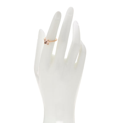 David Yurman 18K Rose Gold Diamond Morganite 7mm Chatelaine Ring 52 6 2 of 4