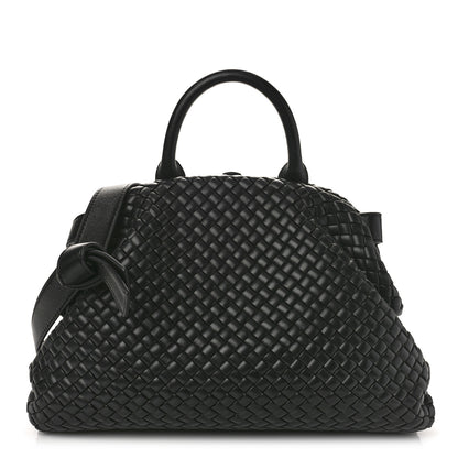 Bottega Veneta Nappa Intrecciato Medium Padded The Handle Tote Black 2 of 9