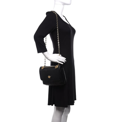 Gucci Azalea Calfskin Small Marina Chain Shoulder Bag Black 2 of 11