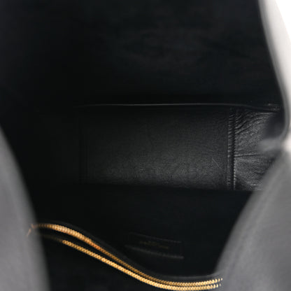 Saint Laurent Smooth Calfskin Large Le 5 A 7 Soft Hobo Black 5 of 12